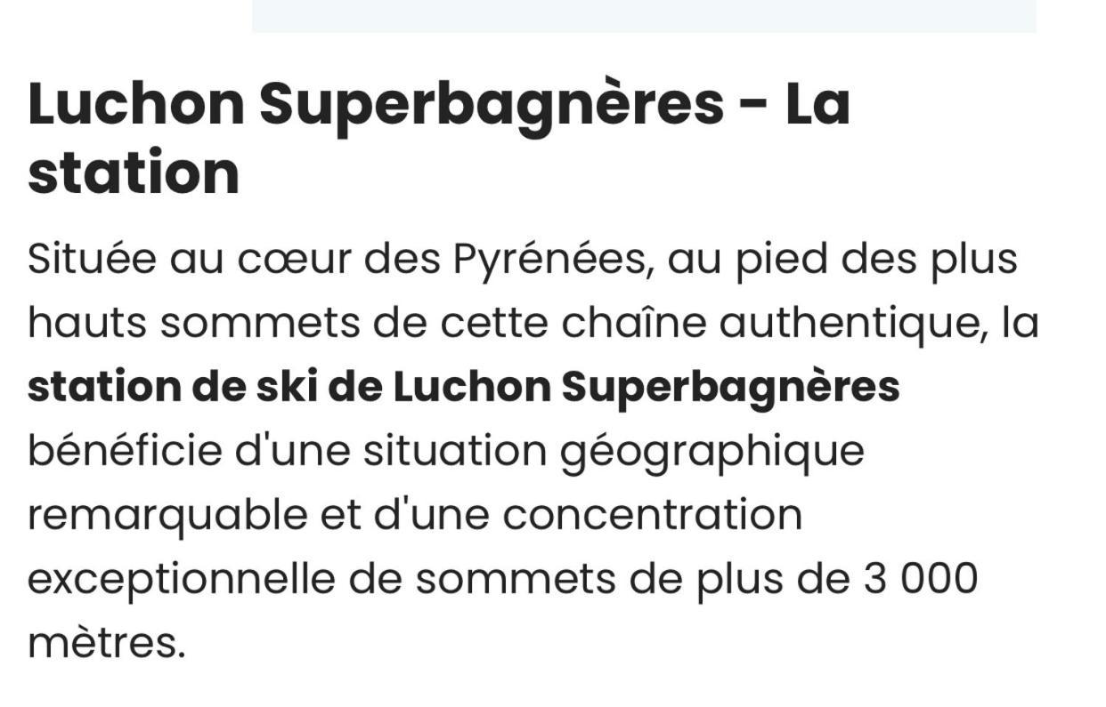 Appartement Au Pied Des Pistes *